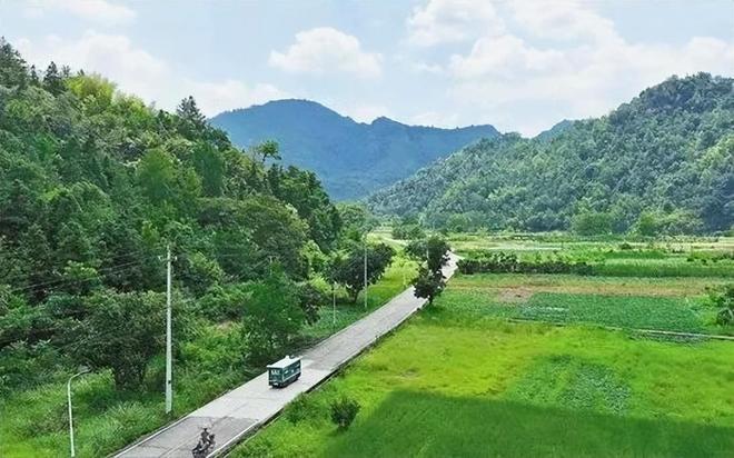 钱江观潮丨大山里来了无人快递车(图1)