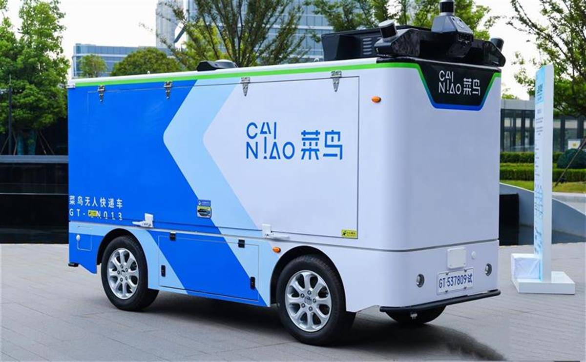 东海：我县医共体总医院率先在全市引进无人智慧物流车(图1)