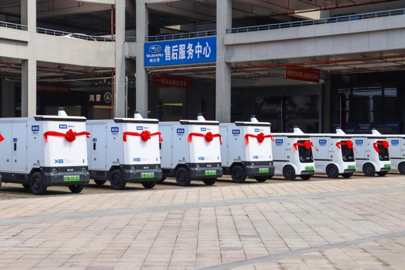 义乌首次开放无人车路权 新石器无人车获首批牌照必赢中国官方网站(图1)